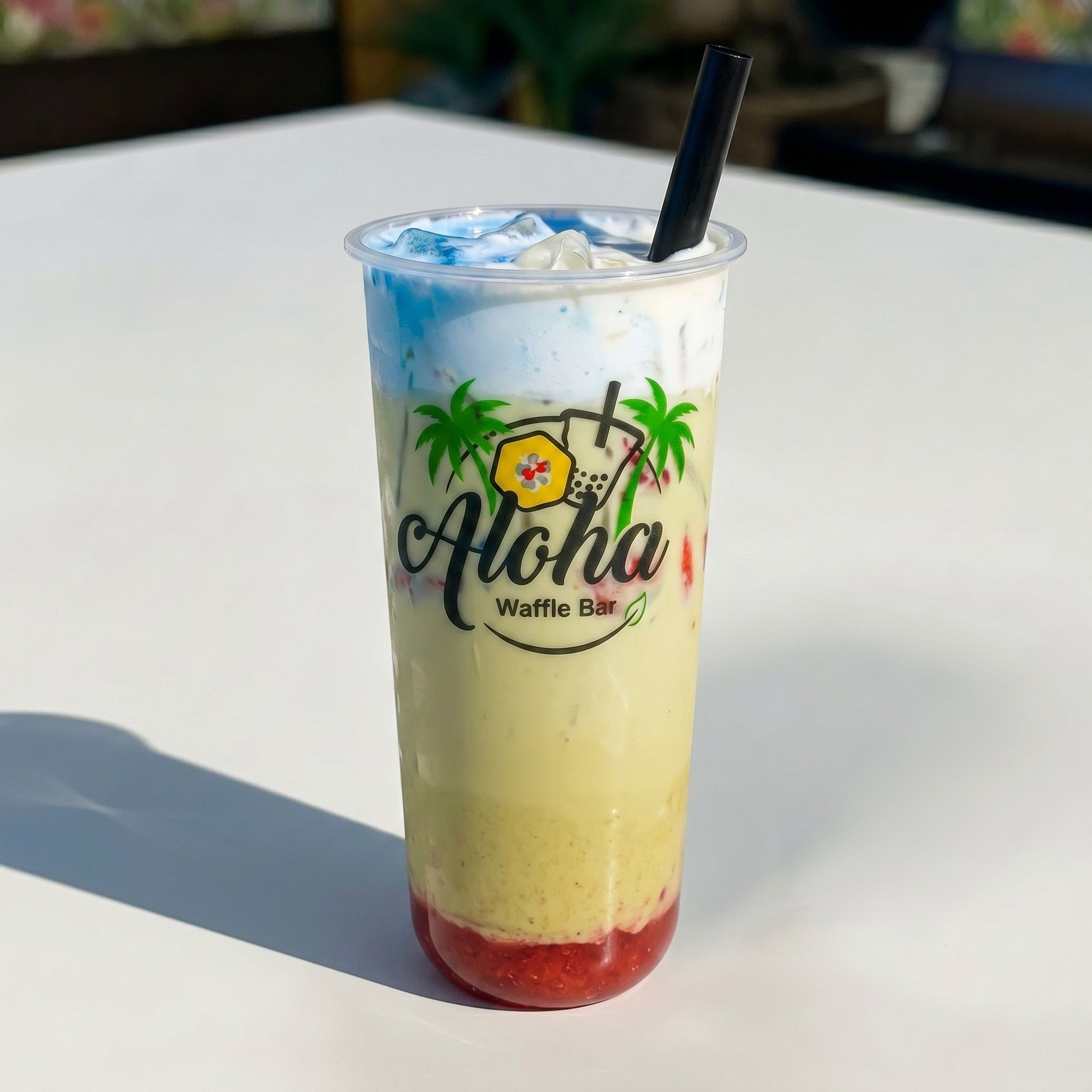 Strawberry Matcha Latte.