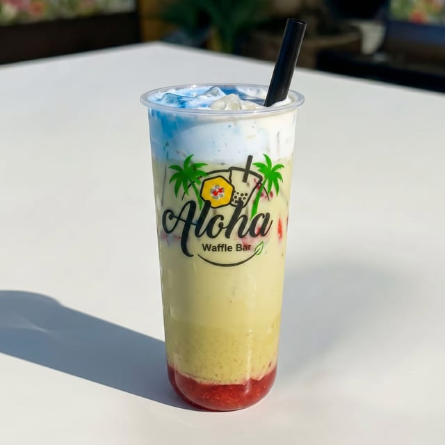 Strawberry Matcha Latte.