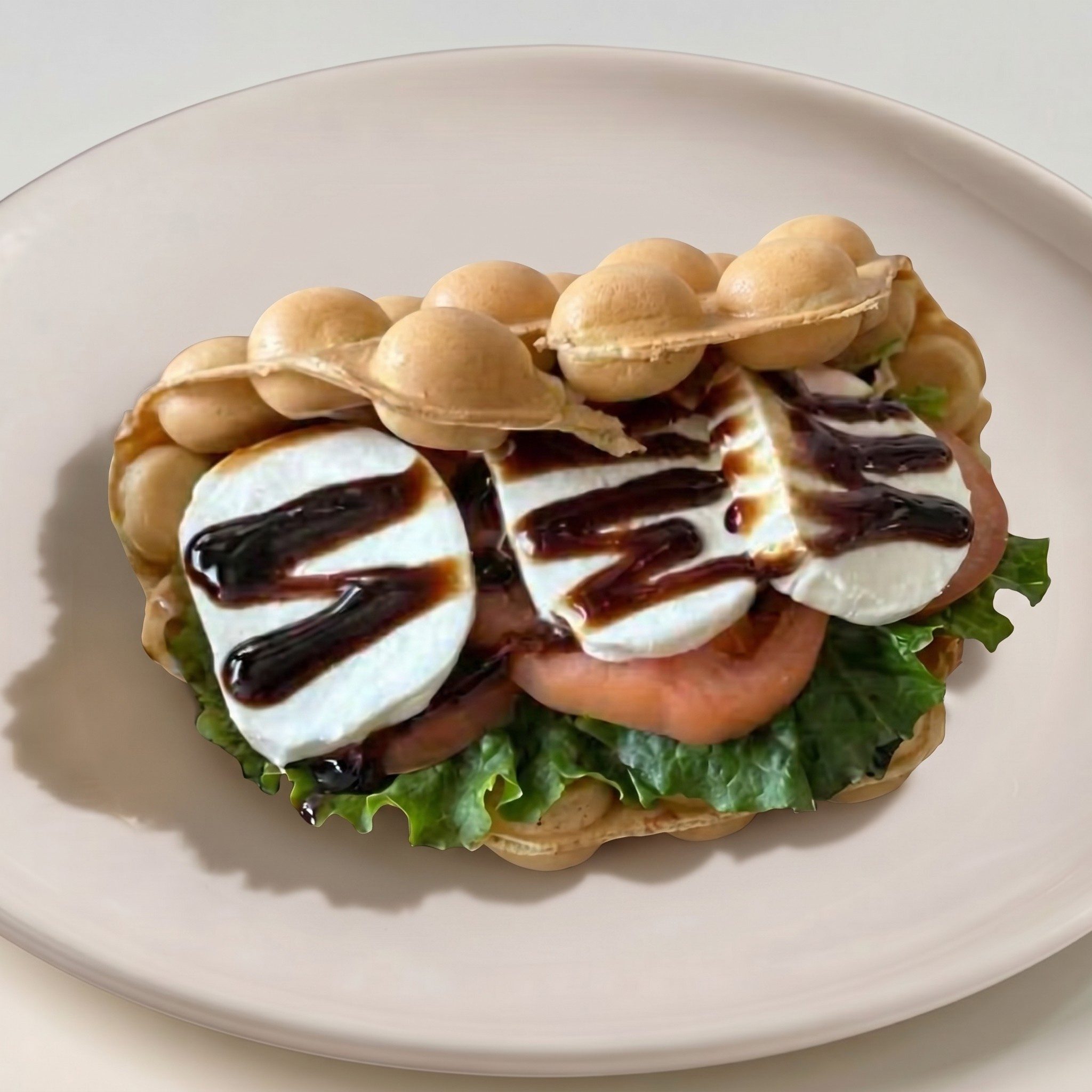 Ono Caprese Waffle.