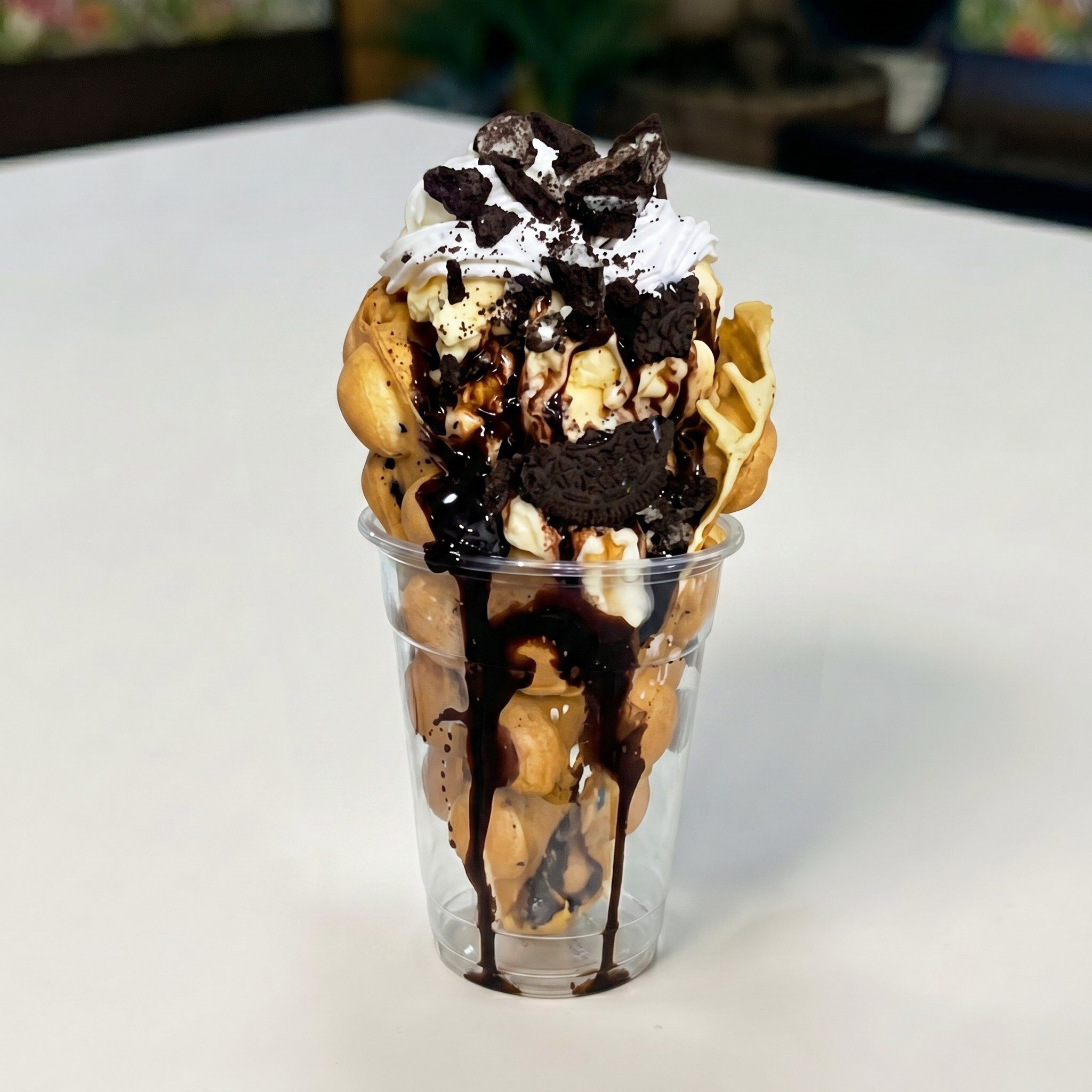 Oreo Lover - Oreo Overload Ice Cream Waffle Sundae.