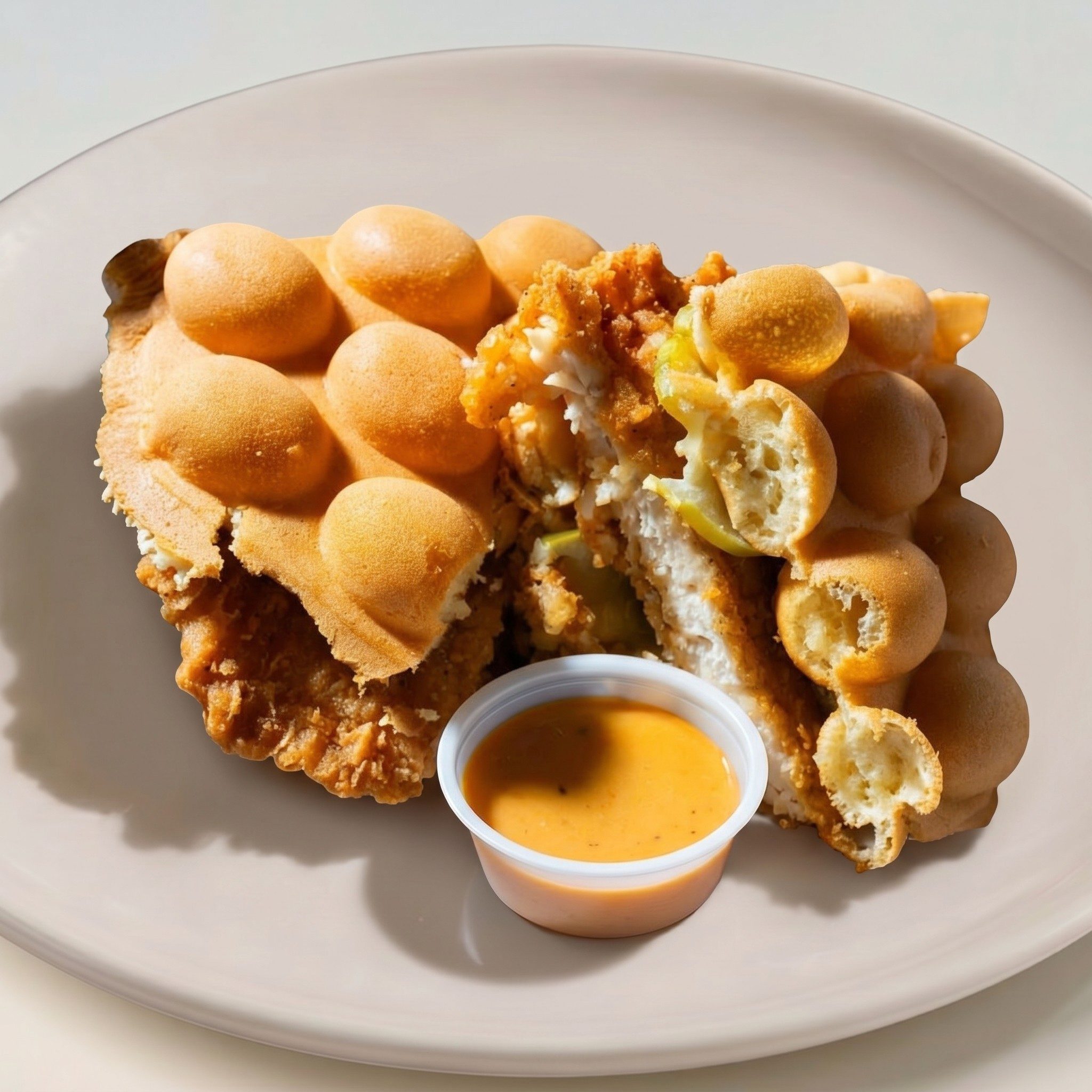 Chicken Sammie Waffle.