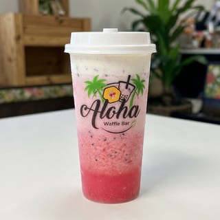 Hibiscus Blossom Tea Latte