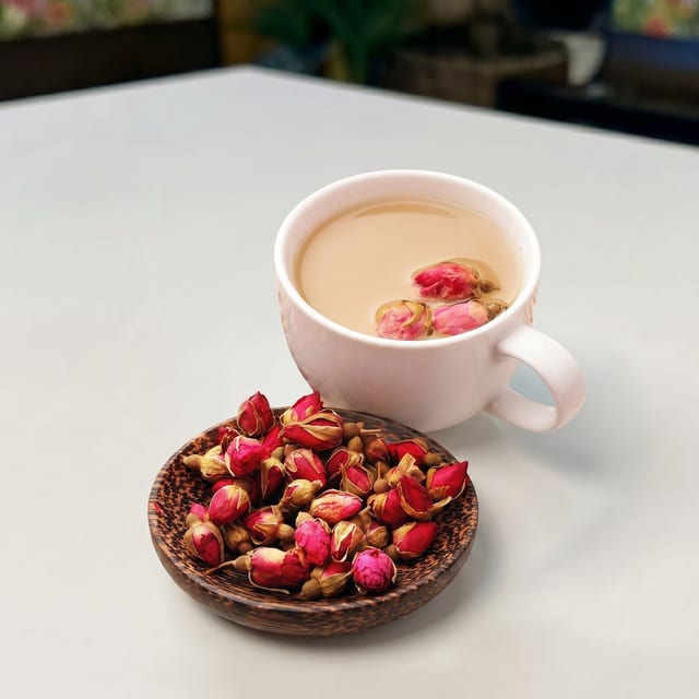 Rose Milk Tea.