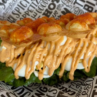 Deviled Egg Waffle