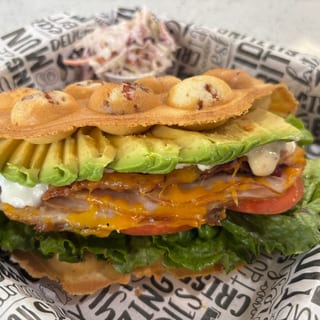 Turkey Bacon Ranch Melt Waffle